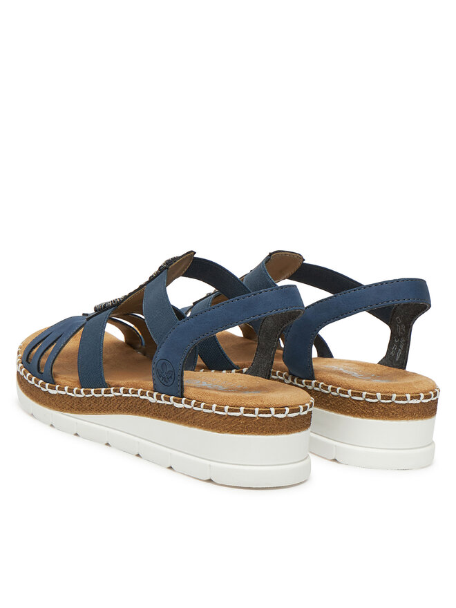 Rieker Sandale Rieker V1206-14 Bleumarin
