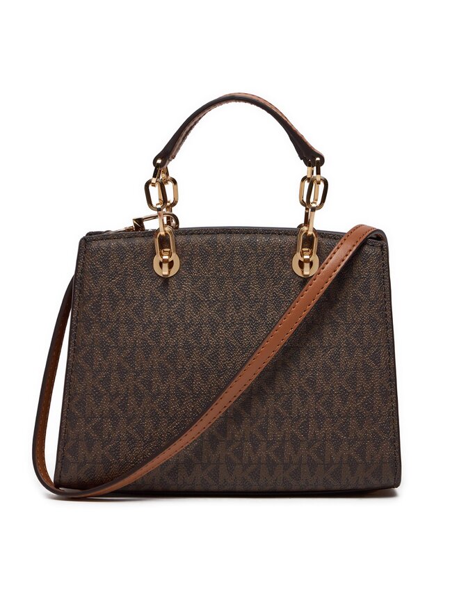 Handtasche MICHAEL Michael Kors Cynthia 32S4GCYC1B Braun eschuhe