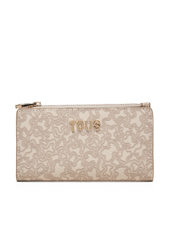 TOUS Große Damen Geldbörse TOUS Kaos Mini Lines 2002183501 Beige
