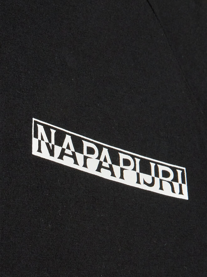 Napapijri Napapijri Marškinėliai S-Pinta NP0A4H2Y M Juoda Regular Fit