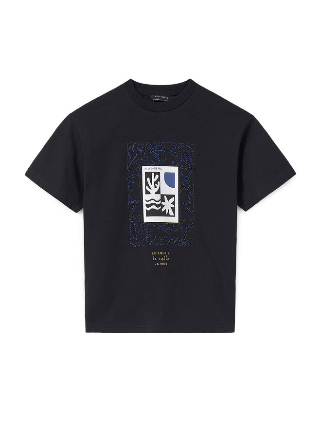 Mayoral Mayoral T-Shirt 6005 Μαύρο Regular Fit
