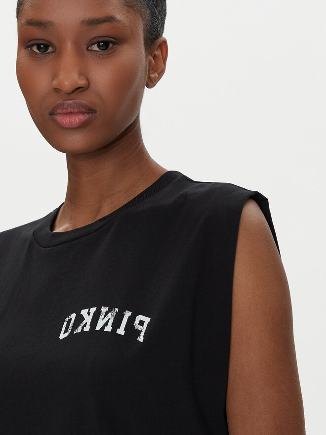 PINKO PINKO T-Shirt 104268 A2C0 Μαύρο Regular Fit