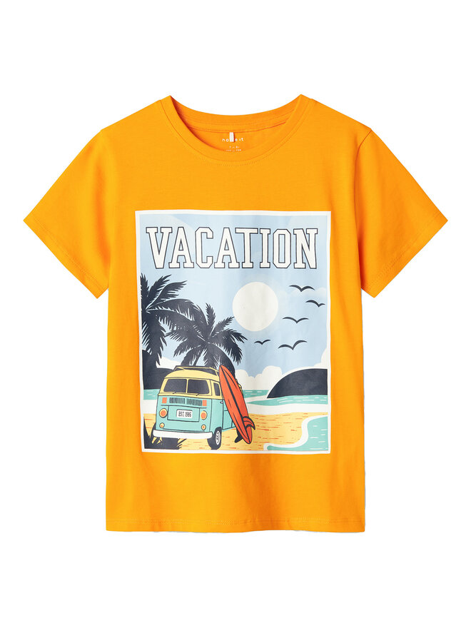 NAME IT NAME IT T-Shirt Zelo 13239199 Gelb Standard Fit