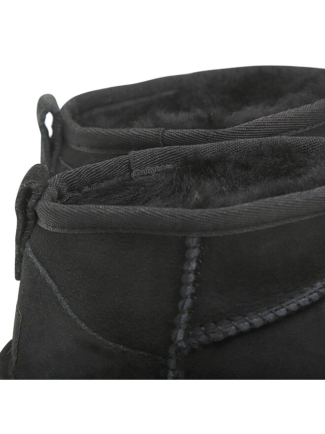 Ugg Schneeschuhe Ugg Kids' Classic Ultra Mini 1130750K Schwarz