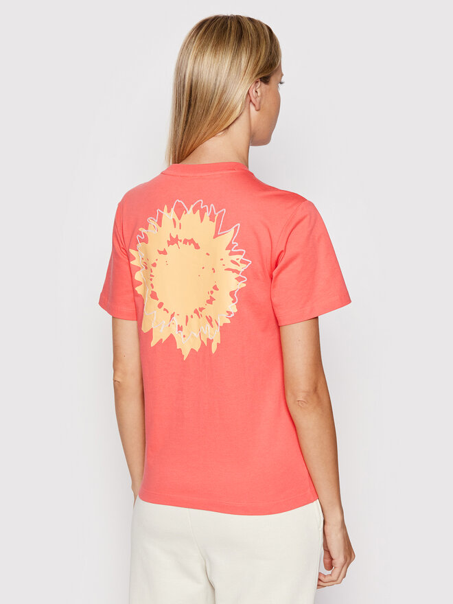 adidas adidas Póló Sunflower Graphic HC4596 Narancssárga Regular Fit