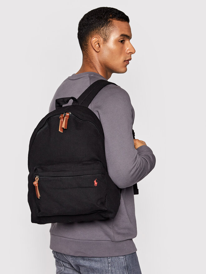 Рюкзак Polo Ralph Lauren Backpack 405842685001 Чорний | evzuttya