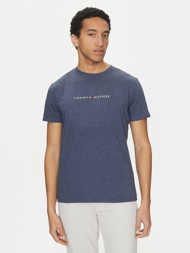 Tommy Hilfiger Tommy Hilfiger Marškinėliai UM0UM03525 Tamsiai mėlyna Regular Fit