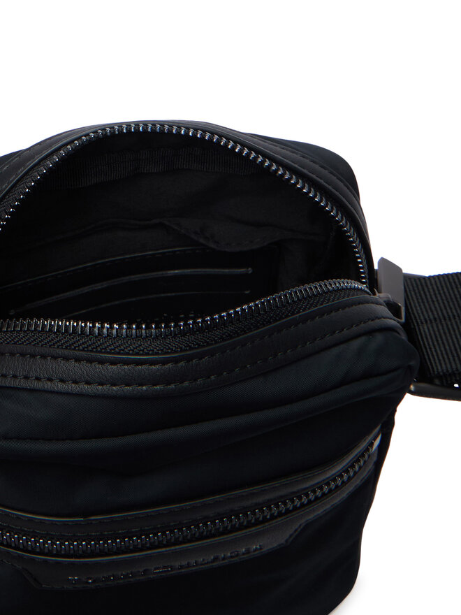 Tommy Hilfiger Umhängetasche Tommy Hilfiger Th Nylon Mini Reporter AM0AM14688 Schwarz
