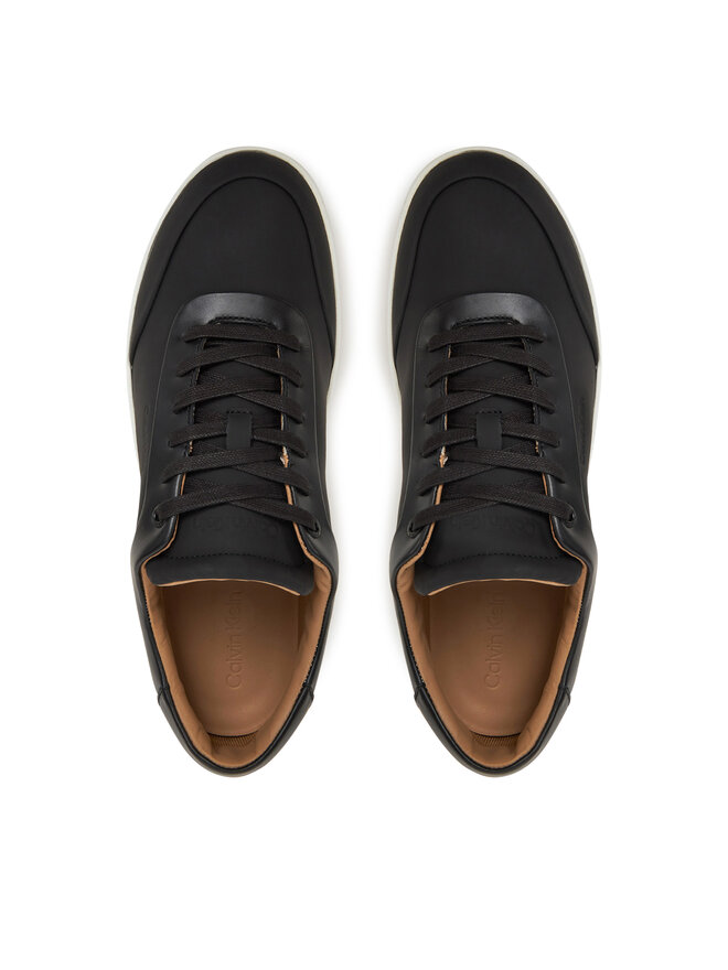 Calvin Klein Αθλητικά Calvin Klein Low Top Lace Up Oxford Rubb Lth HM0HM01708 Μαύρο