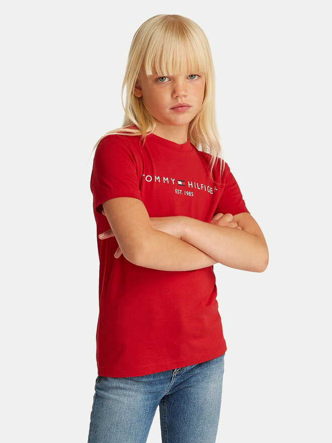 Tommy Hilfiger Tommy Hilfiger Marškinėliai Essential KS0KS00397 D Raudona Regular Fit