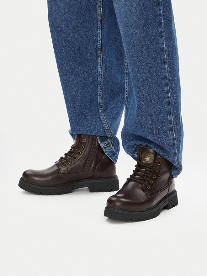 Beverly Hills Polo Club Schnürschuhe Beverly Hills Polo Club CEO-V5-10703 Braun