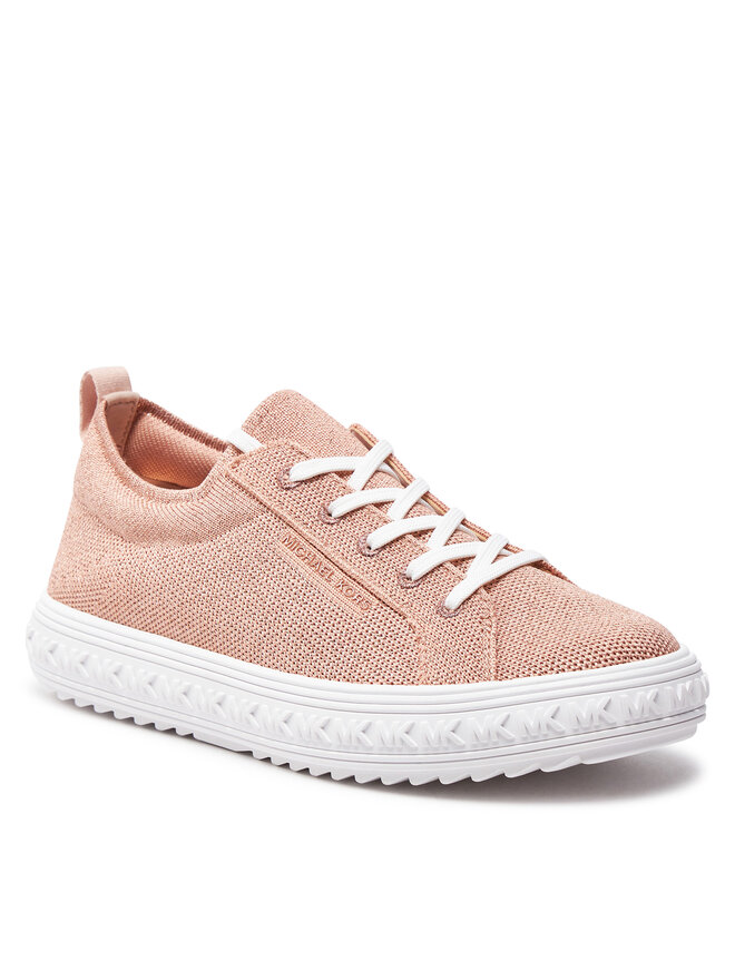 MICHAEL Michael Kors Сникърси MICHAEL Michael Kors Grove Metallic 43S4GVFS2D Розов