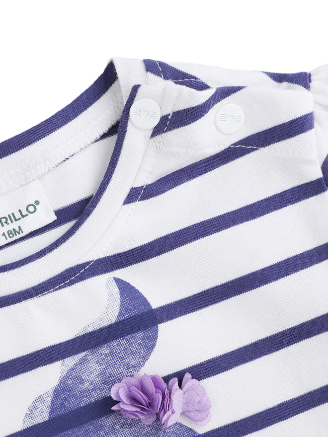 Coccodrillo Coccodrillo Marškinėliai WC5143201HGN Violetinė Regular Fit