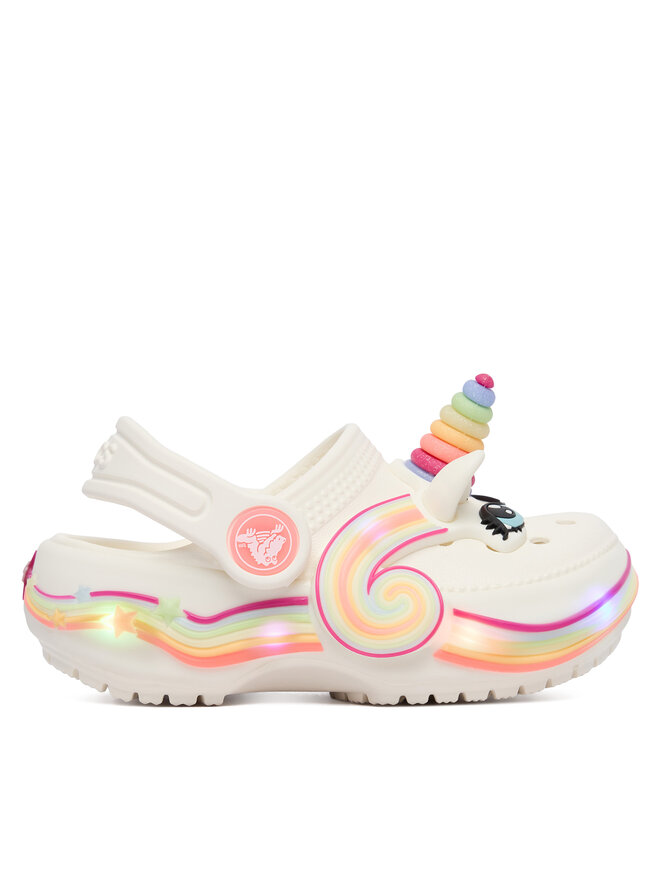 Crocs Pantoletten Crocs Toddler Crocs Iam Unicorn Lights Classic Clog 212508 Weiß