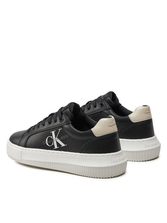 Calvin Klein Jeans Αθλητικά Calvin Klein Jeans Chunky Cupsole Laceup Lth Ml Mtl YW0YW01476 Μαύρο