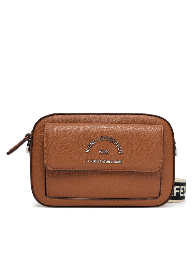 KARL LAGERFELD Ročna torba KARL LAGERFELD A3W30317 Rjava