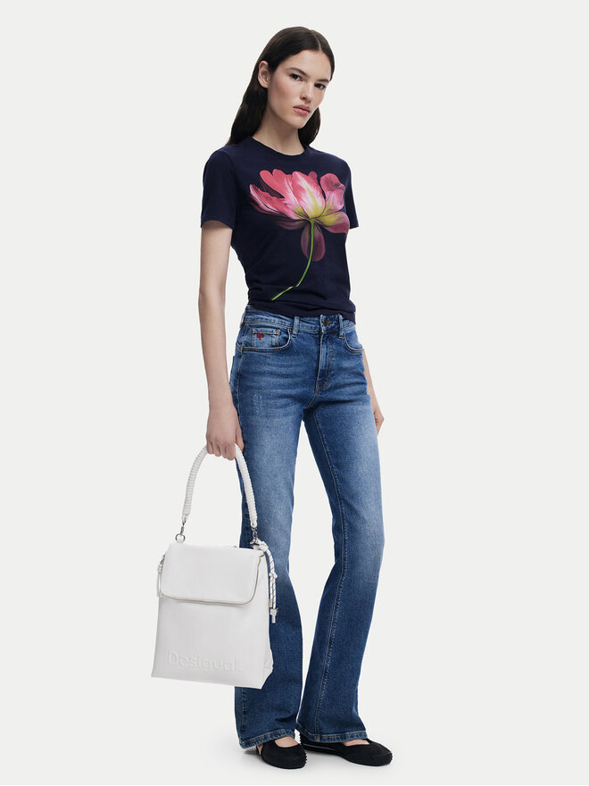 Desigual Plecak Desigual Half Hampton 25SAKP45 Écru