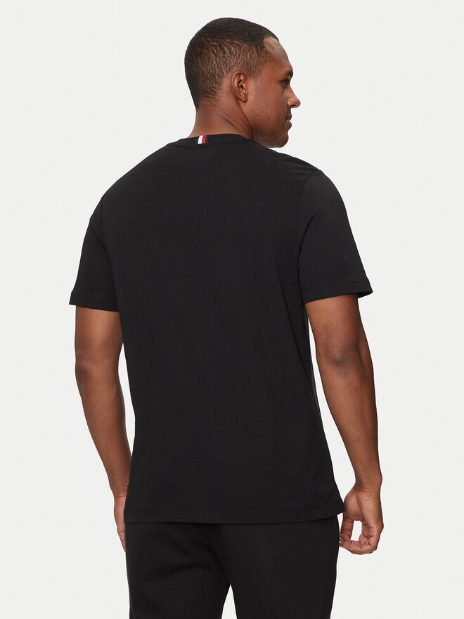 Tommy Hilfiger Tommy Hilfiger T-Shirt Chest Stripe MW0MW36739 Μαύρο Regular Fit