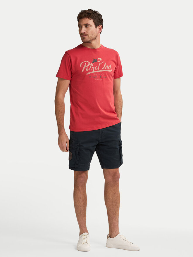 Petrol Industries Petrol Industries Camiseta M-1050-TSR600 Rojo Regular Fit
