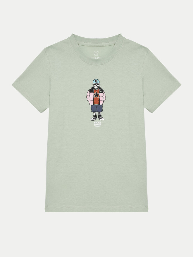 Jack&Jones Junior Jack&Jones Junior Camiseta Eight Skull 12267395 Gris Standard Fit