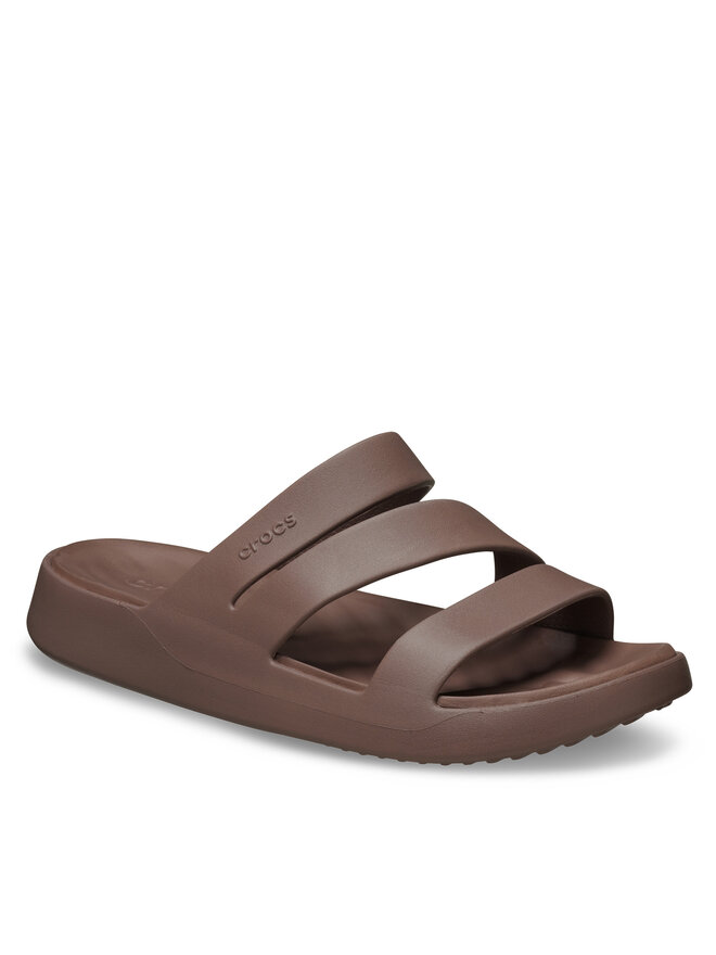 Crocs Παντόφλες Crocs Getaway Strappy 209587 Καφέ