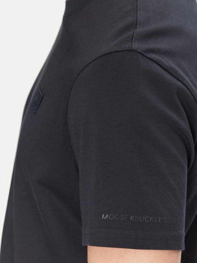 Moose Knuckles Moose Knuckles T-Shirt Duluth M15MT759 Dunkelblau Regular Fit