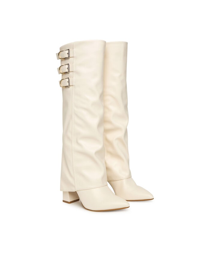 Guess Botas altas Guess FLFGAR ELE11 Écru