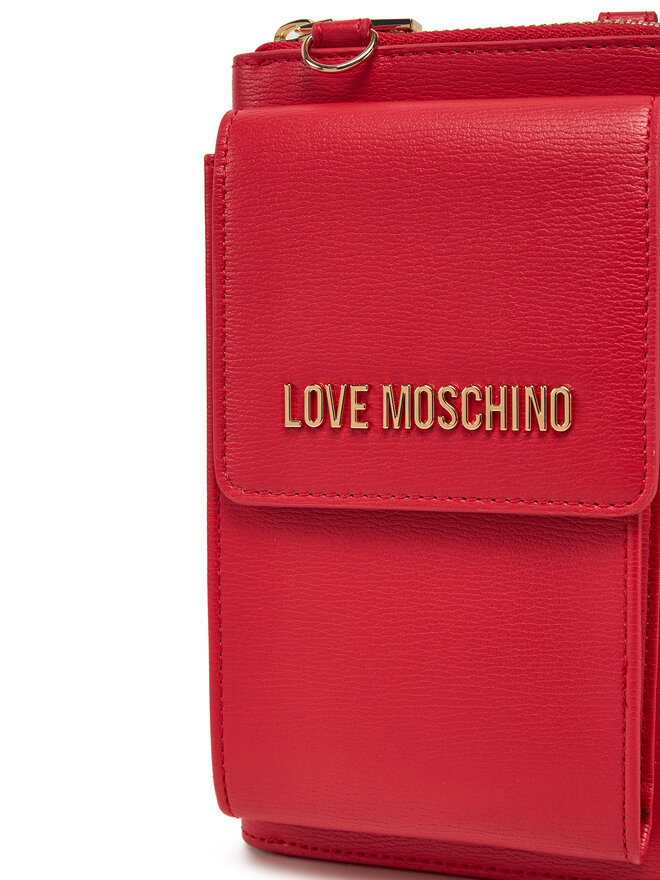 LOVE MOSCHINO Rankinė telefonui LOVE MOSCHINO JC5701PP1MLD0500 Raudona