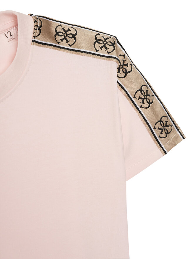 Guess Guess Marškinėliai J3RI47 I3Z14 Rožinė Regular Fit
