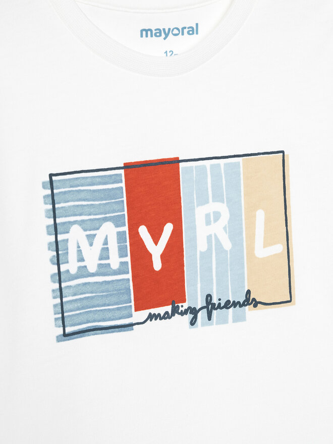 Mayoral Mayoral Set 2 majice 1060 Šarena Regular Fit