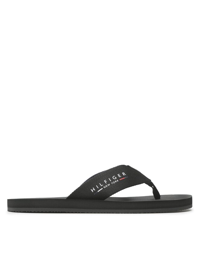 Zehentrenner Tommy Hilfiger City Beach Sandal Mens FM0FM04408 Schwarz eschuhe