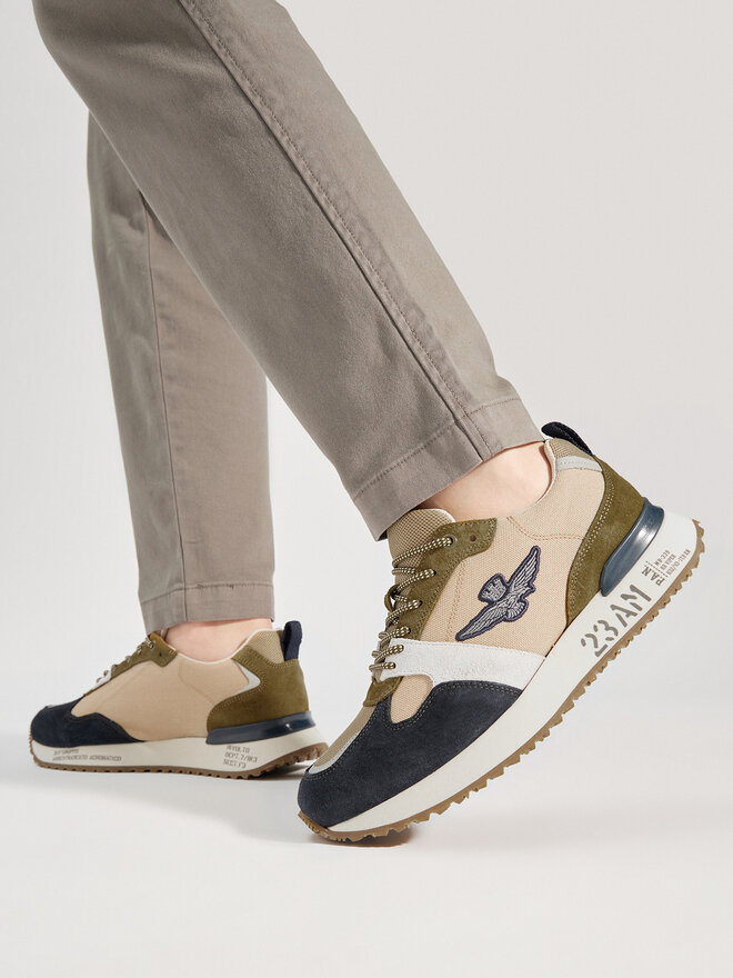 Aeronautica Militare Sneakersy Aeronautica Militare 241SC265CT3298 Khaki