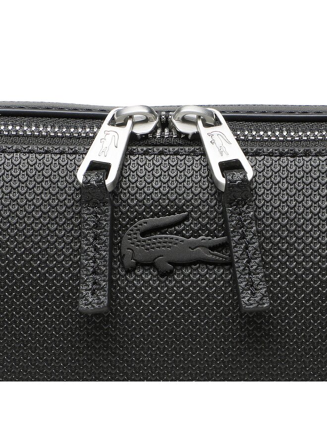 Lacoste Válltáska Lacoste Split Cow Leather NH3270CE Fekete