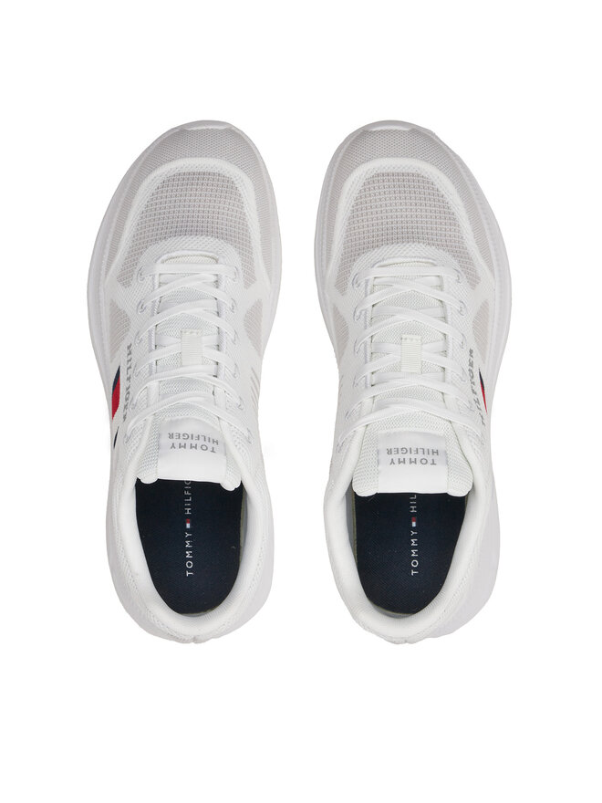 Tommy Hilfiger Sportcipők Tommy Hilfiger Modern Runner Knit Evo Ess FM0FM05245 Fehér