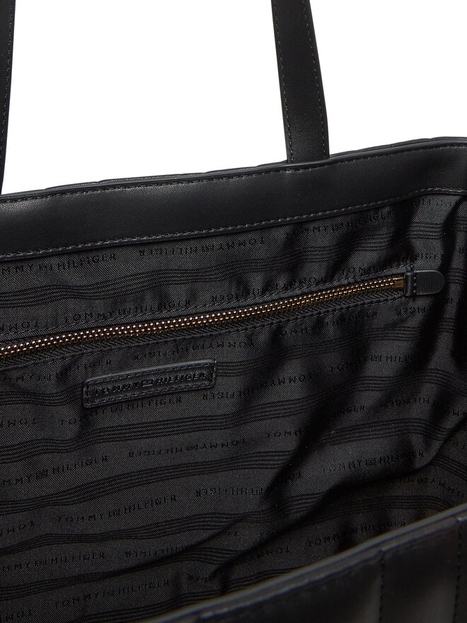 Tommy Hilfiger Τσάντα Tommy Hilfiger Th Feminine Tote AW0AW17452 Μαύρο