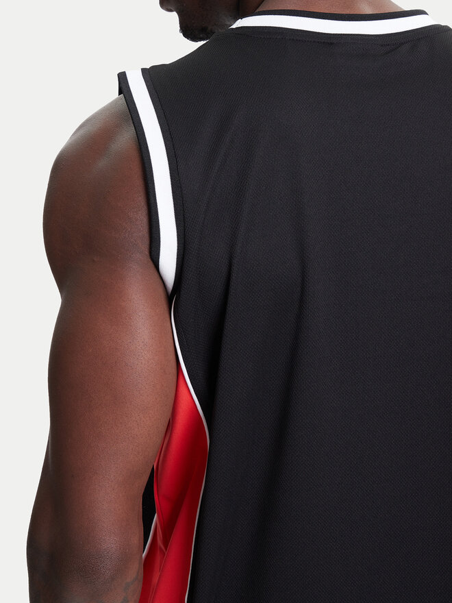 Karl Kani Karl Kani Майка Signature Colorblock Basketball PD00005368 Чорний Regular Fit