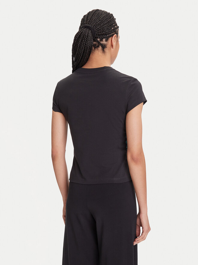 adidas adidas Camiseta Animal Print 3-Stripes JM1850 Negro Slim Fit