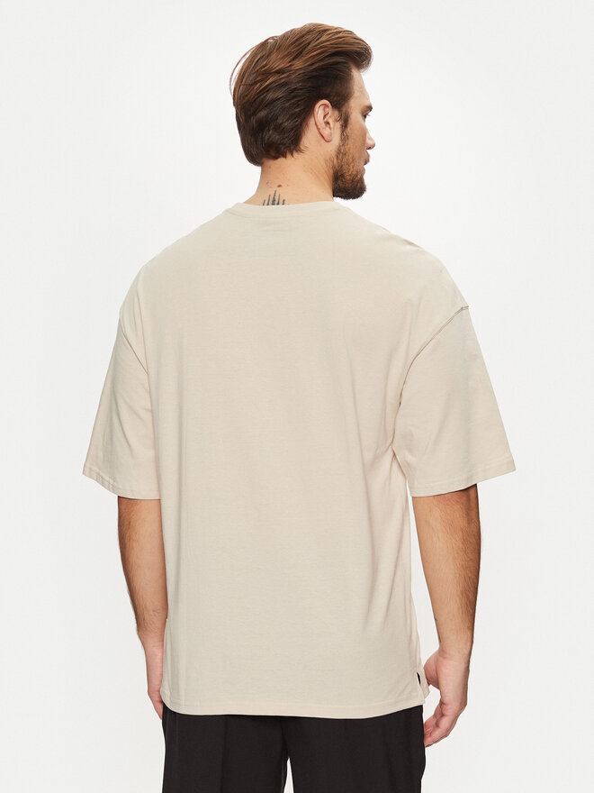 Jack&Jones Jack&Jones Marškinėliai Charge 12259975 Smėlio Oversize