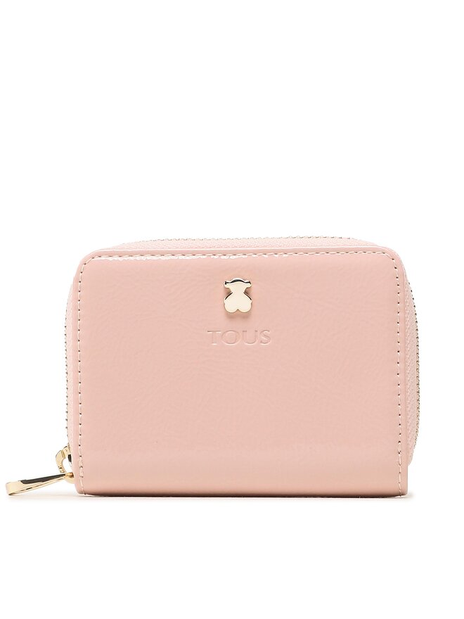 TOUS Малък дамски портфейл TOUS Monedero M. Dorp 2001144915 Розов