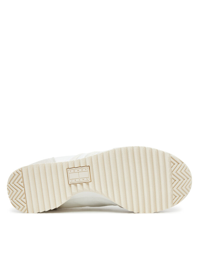 Tommy Jeans Снікерcи Tommy Jeans Tjw Retro Runner Cleated EN0EN02717 Білий