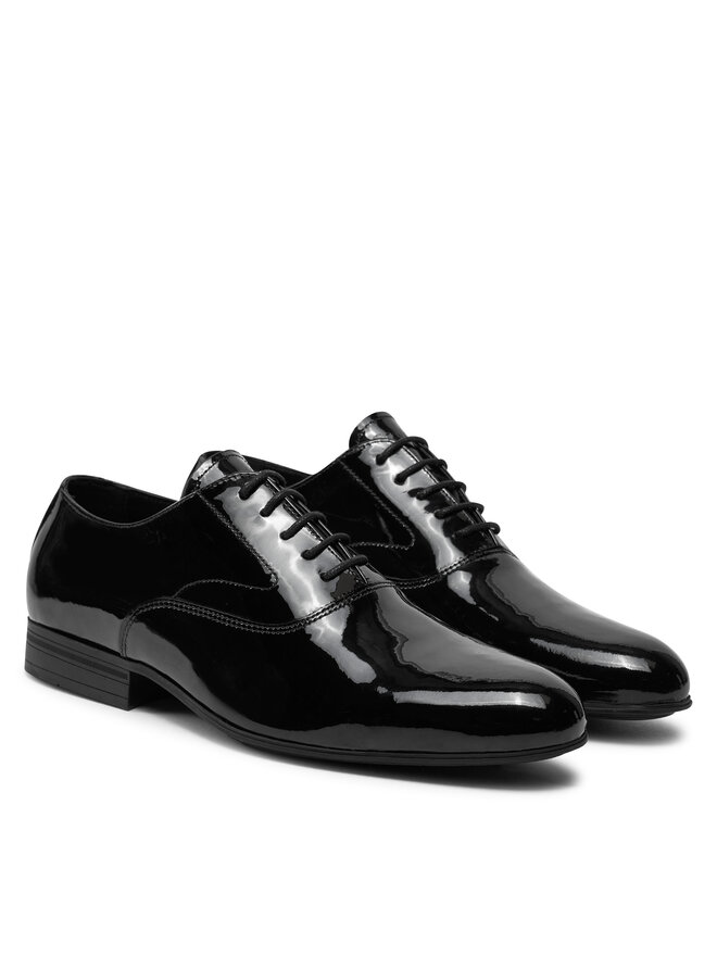 Calvin Klein Κλειστά παπούτσια Calvin Klein Oxford Pat HM0HM01600 Μαύρο