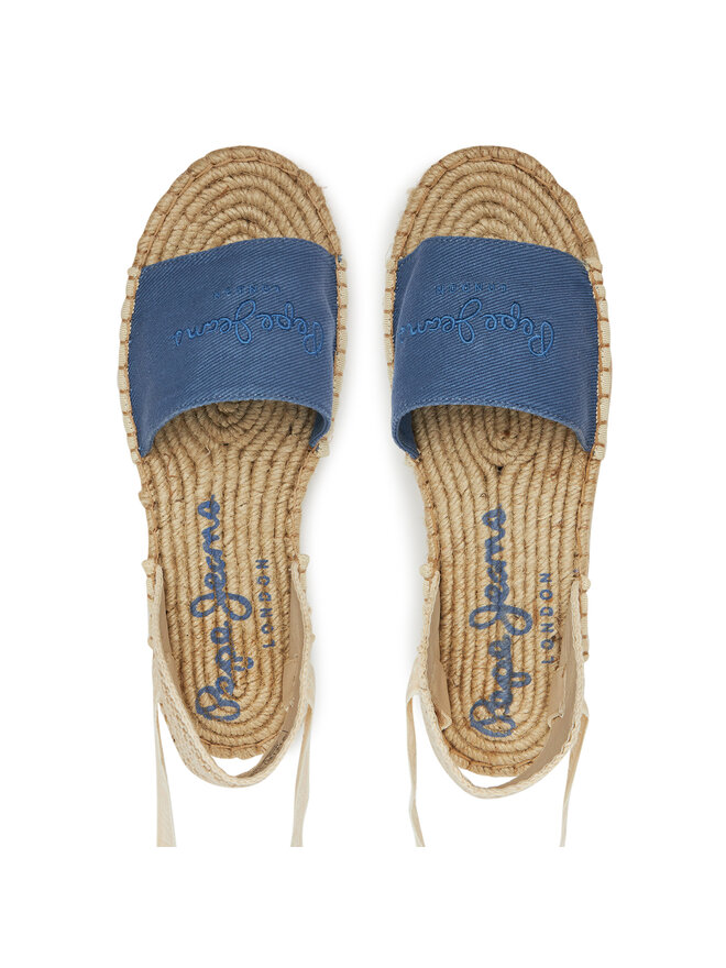 Pepe Jeans Espadrilky Pepe Jeans PLS90684 Modrá
