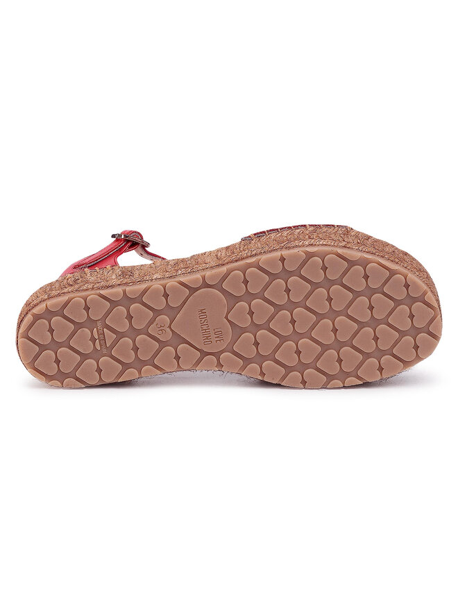 LOVE MOSCHINO Alpargatas LOVE MOSCHINO JA16053G0AJA0500 Rojo