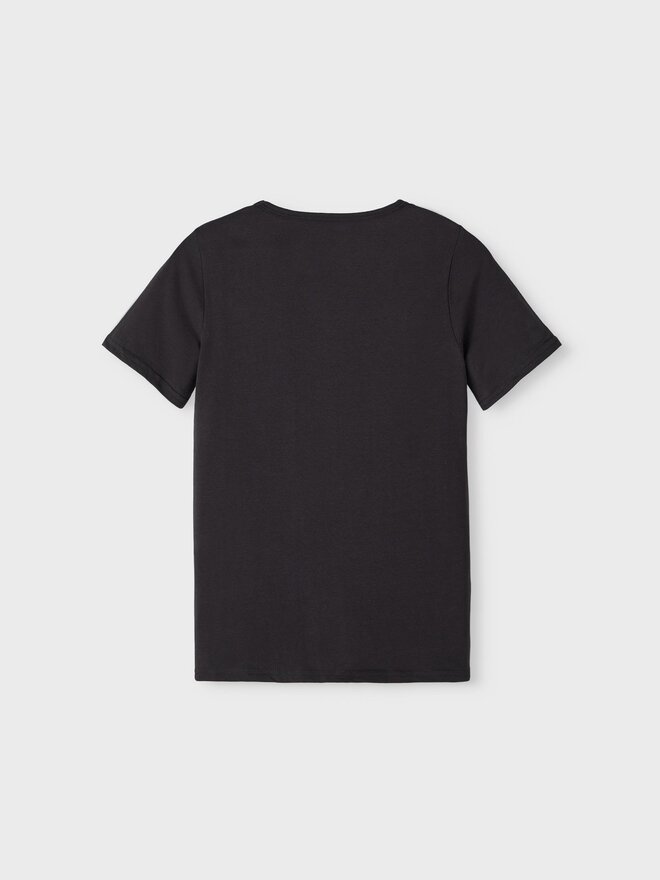 NAME IT NAME IT Σετ 2 T-Shirts 13209164 Μαύρο Slim Fit