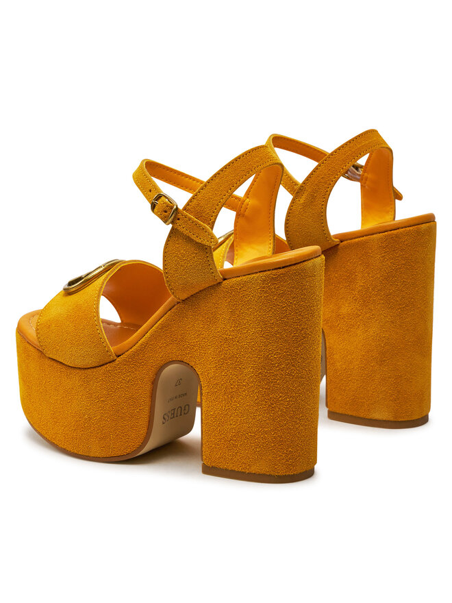 Guess Sandały Guess Clody FLJCLO SUE04 Żółty