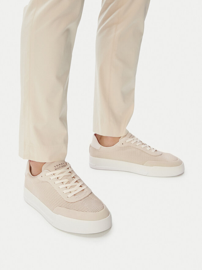 Tommy Hilfiger Sneakers Tommy Hilfiger Th Court Best FM0FM05821 Beige