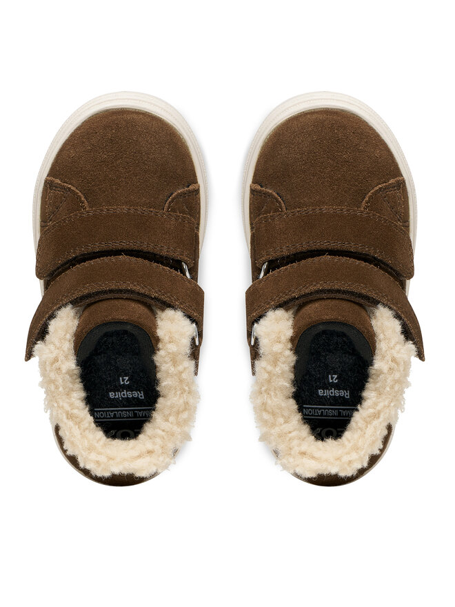 Geox Schnürschuhe Geox B Nashik Boy Wpf B666HA 00022 C6006 M Dunkelbraun