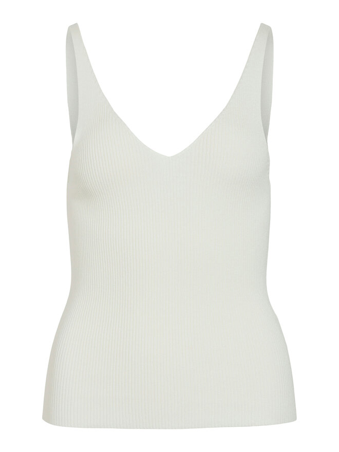 Vila Vila Τοπ Wennie 14104135 Λευκό Regular Fit
