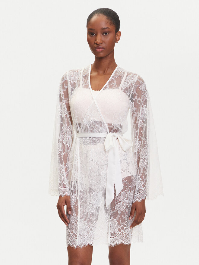 Hunkemöller Hunkemöller Bademantel Magdalena 302070 Weiß