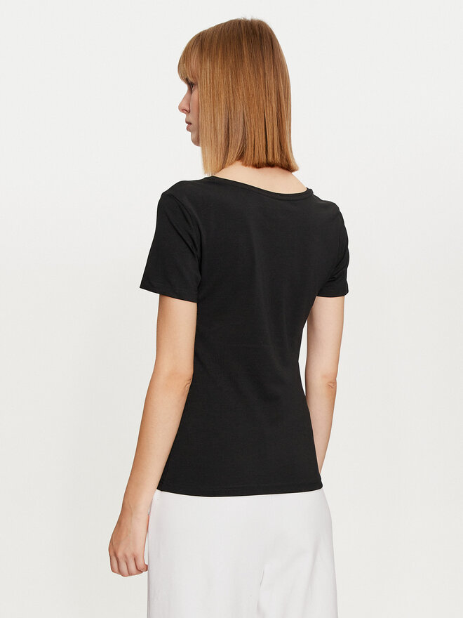 4F 4F T-Shirt 4FWMM00TTSHF1846 Μαύρο Slim Fit